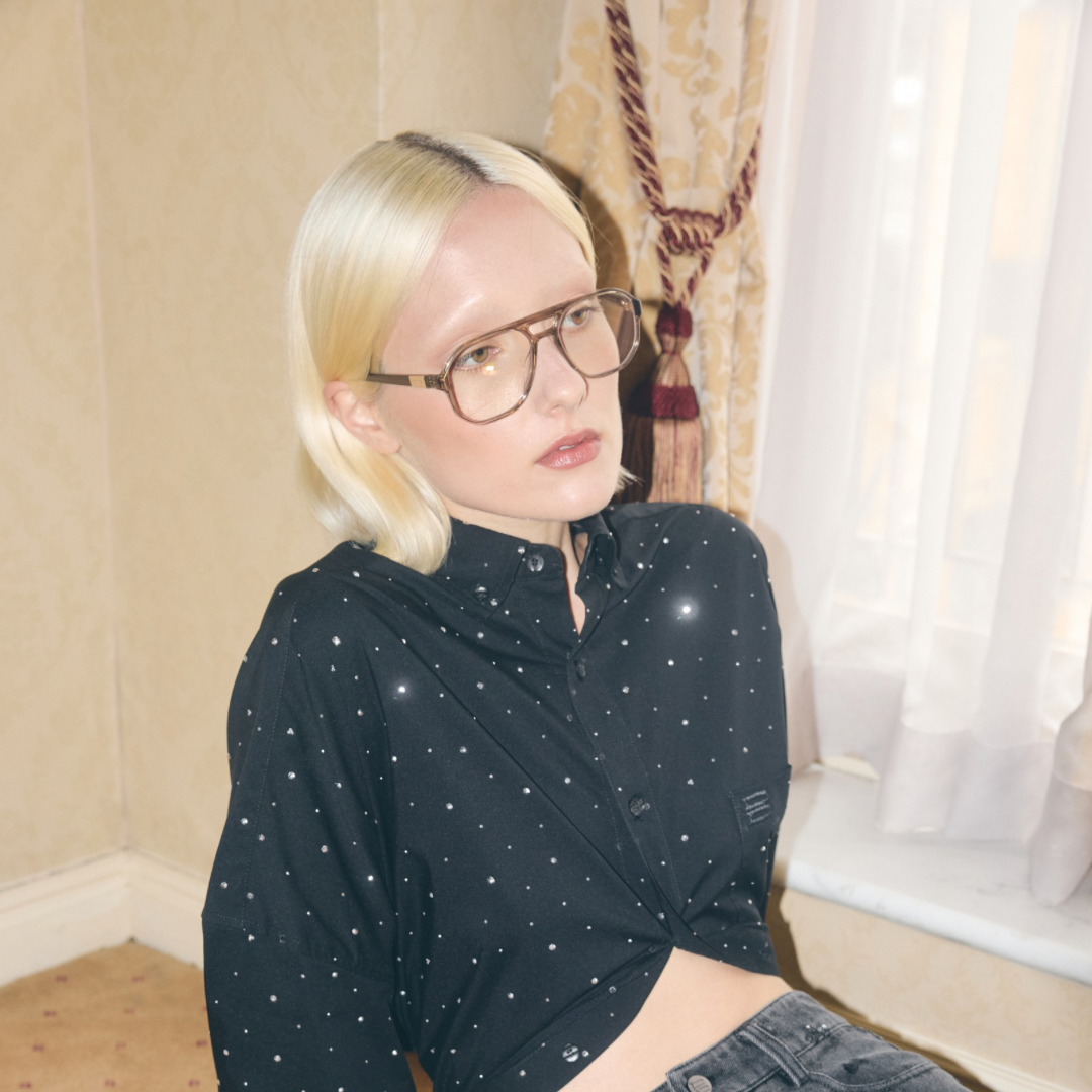 Clemence - Oyster Brown Optical Glasses