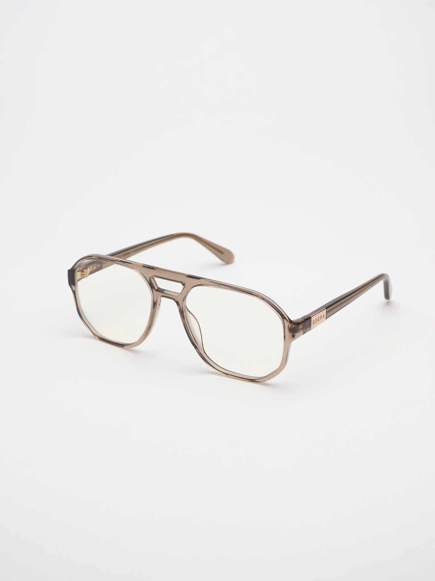 Clemence - Oyster Brown Optical Glasses
