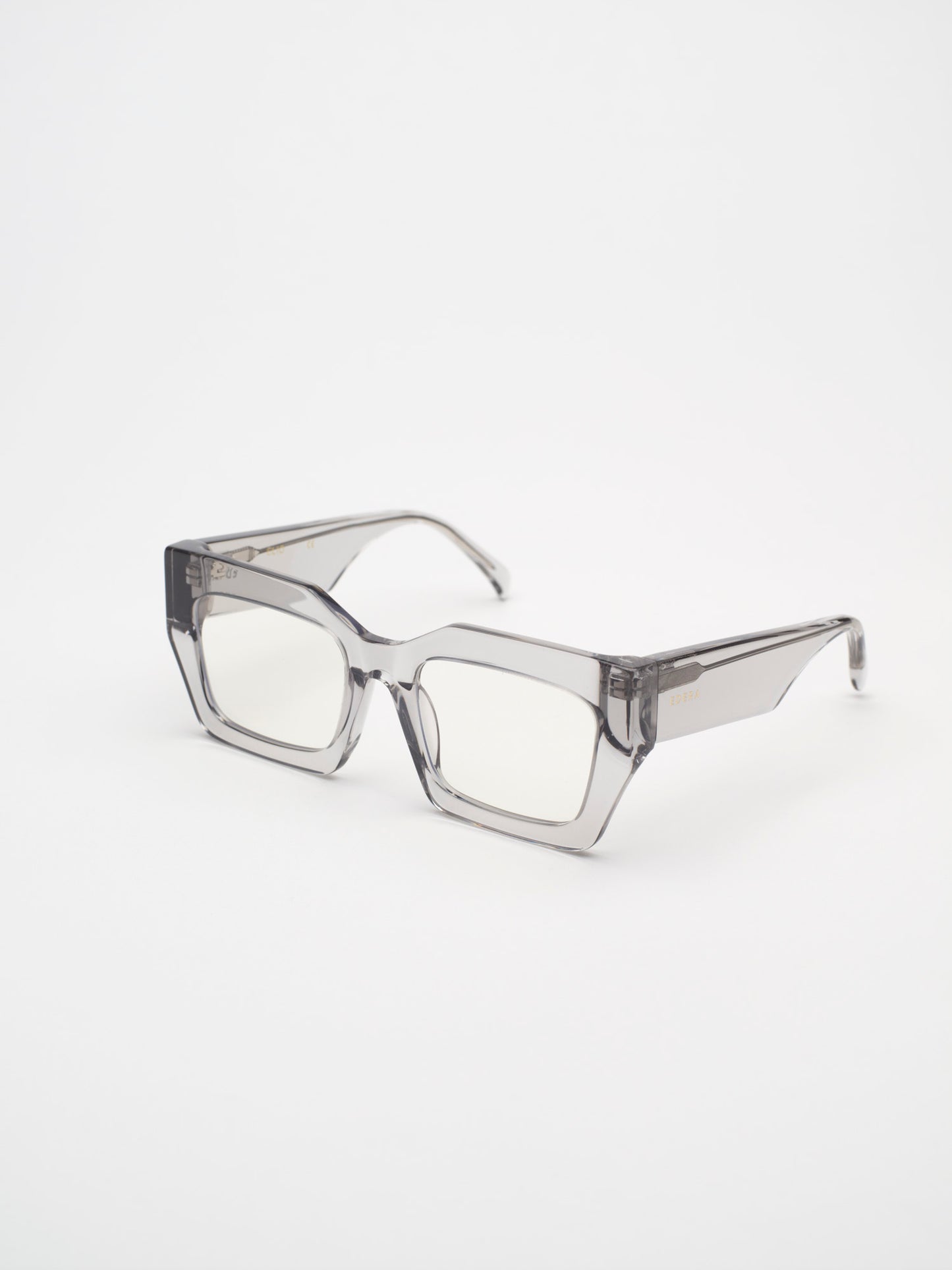 Elio - Transparent Grey Optical Glasses
