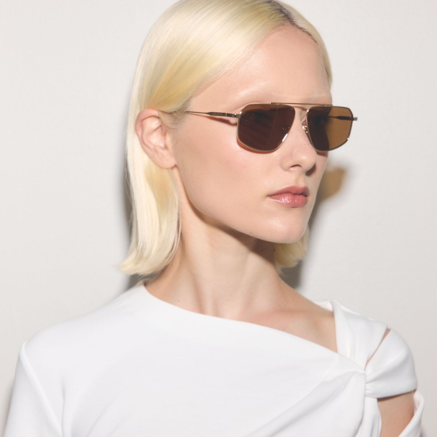 Giovanna - Titanium Toffee Sunglasses
