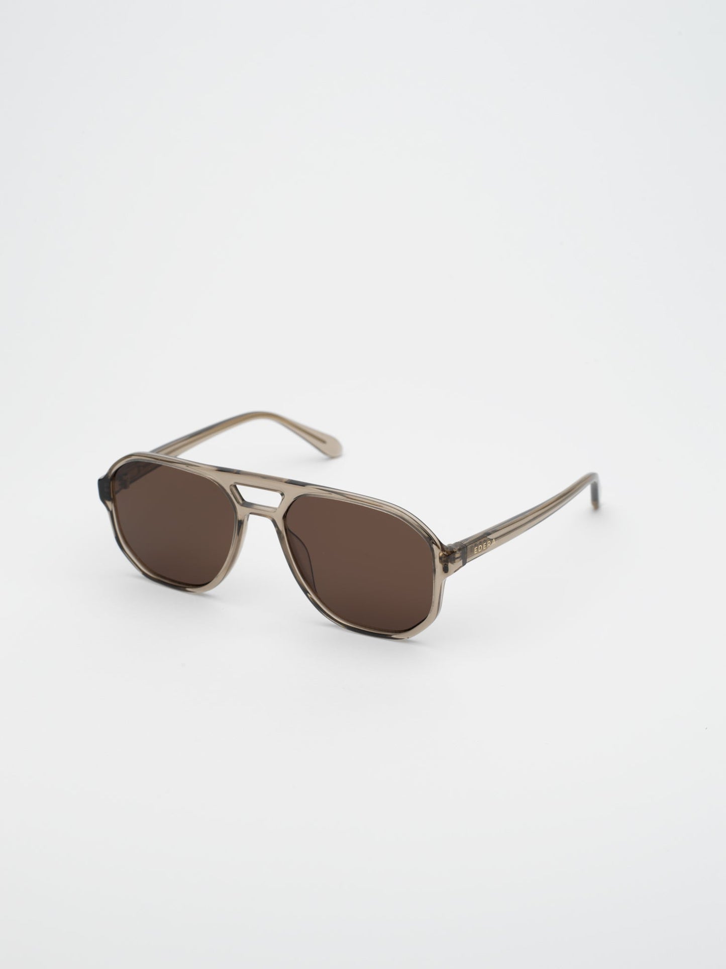 Clemence - Transparent Oyster Acetate - EDERA EYEWEAR