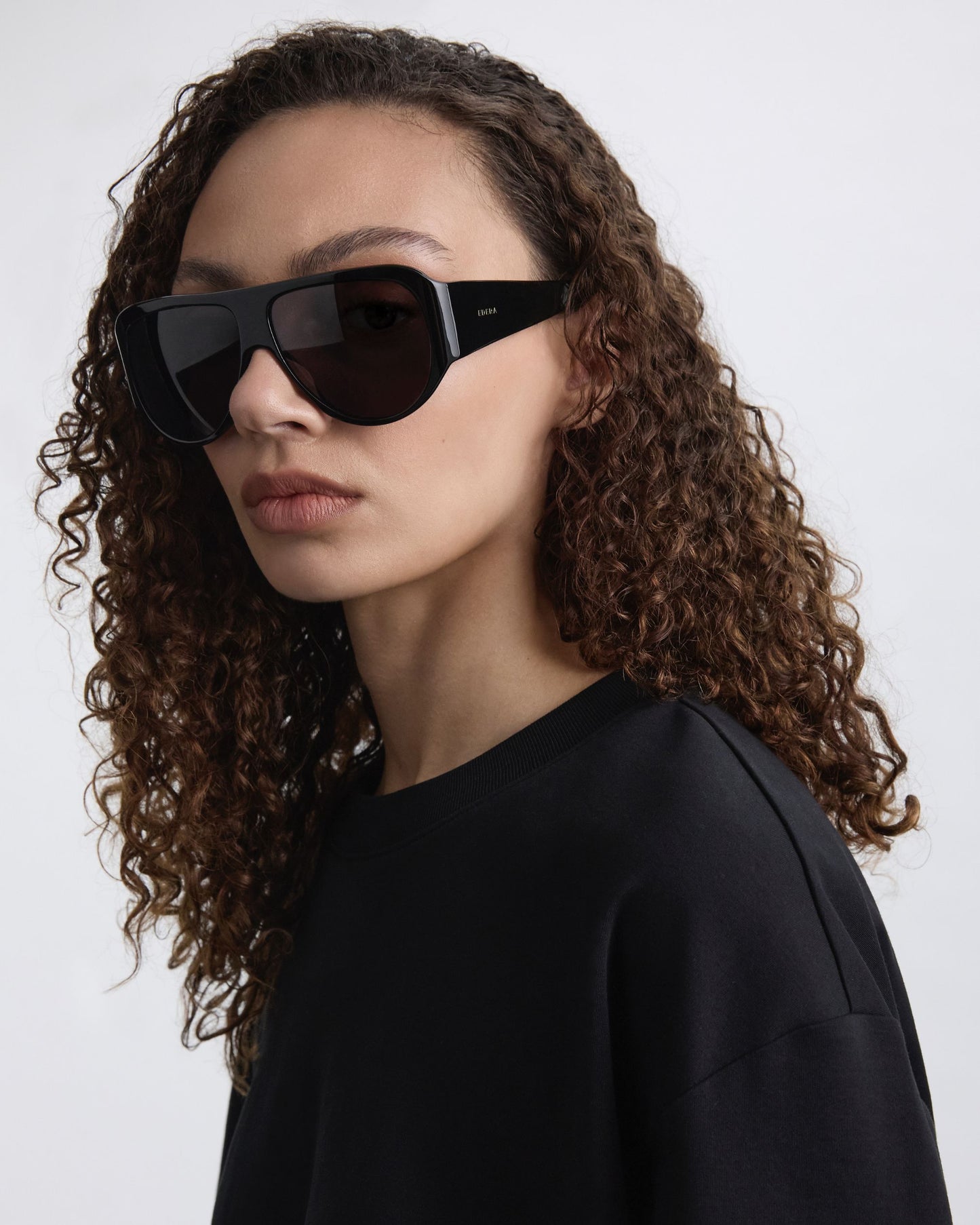 BRUNA BLACK SUNGLASSES