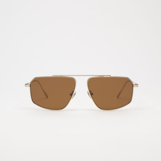 Giovanna - Titanium Toffee Sunglasses