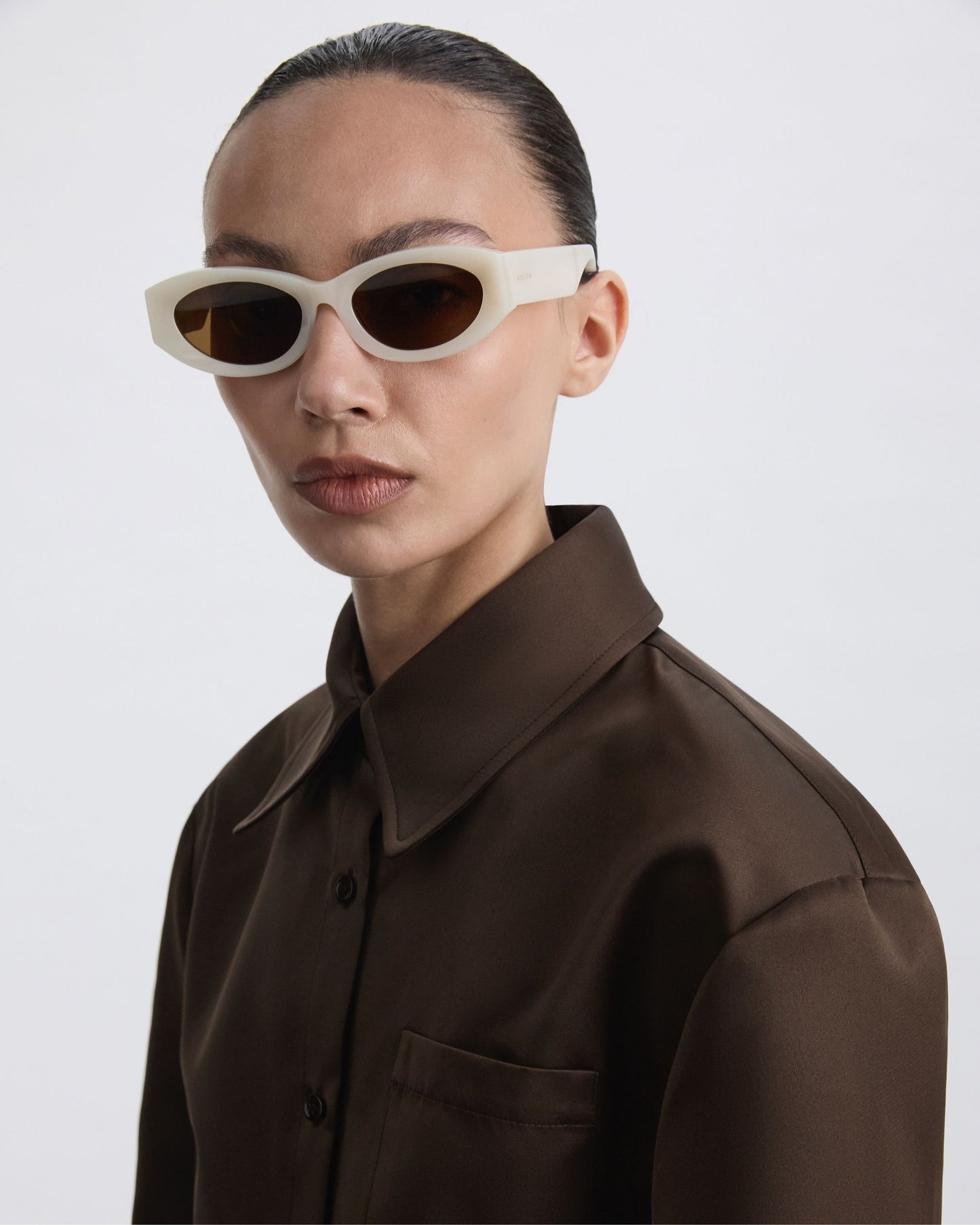 Margaux - Creamy Acetate Sunglasses