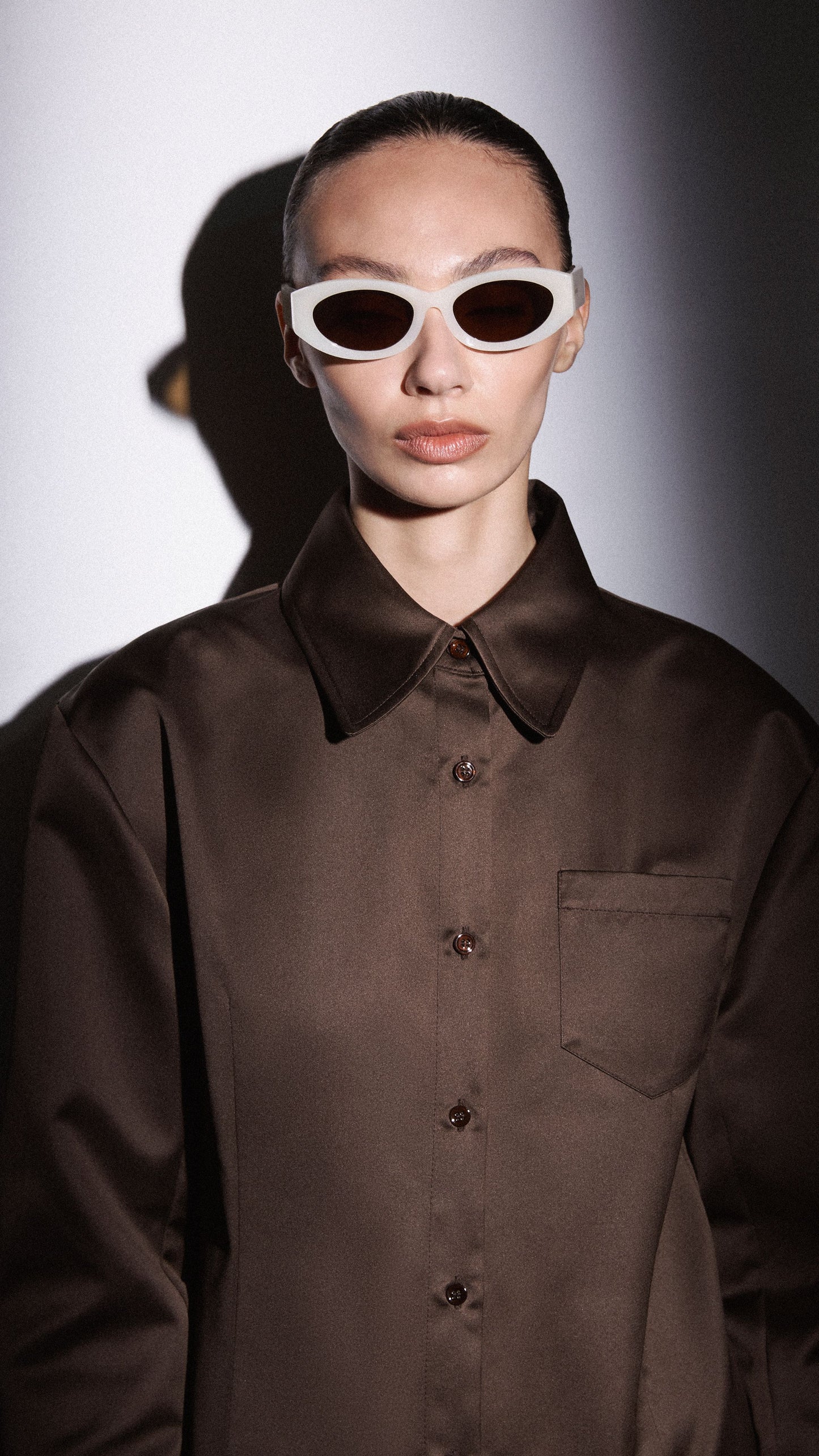 Margaux - Creamy Acetate Sunglasses
