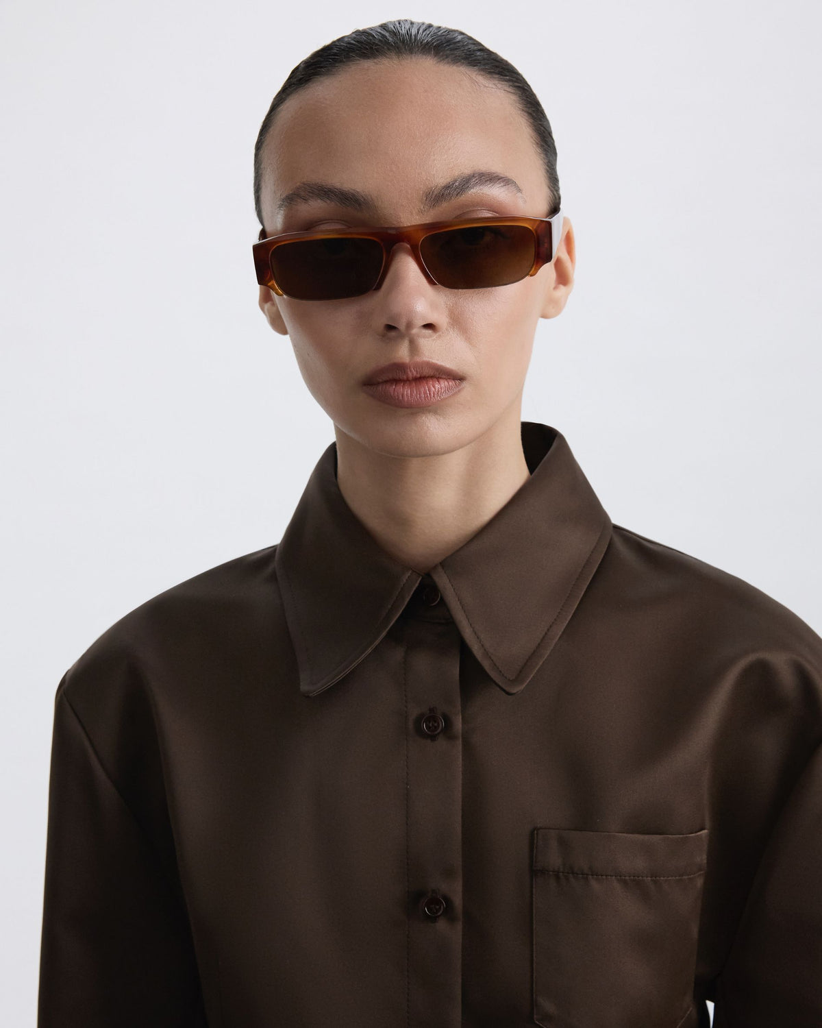 ORLINA DARK HONEY HAVANA SUNGLASSES