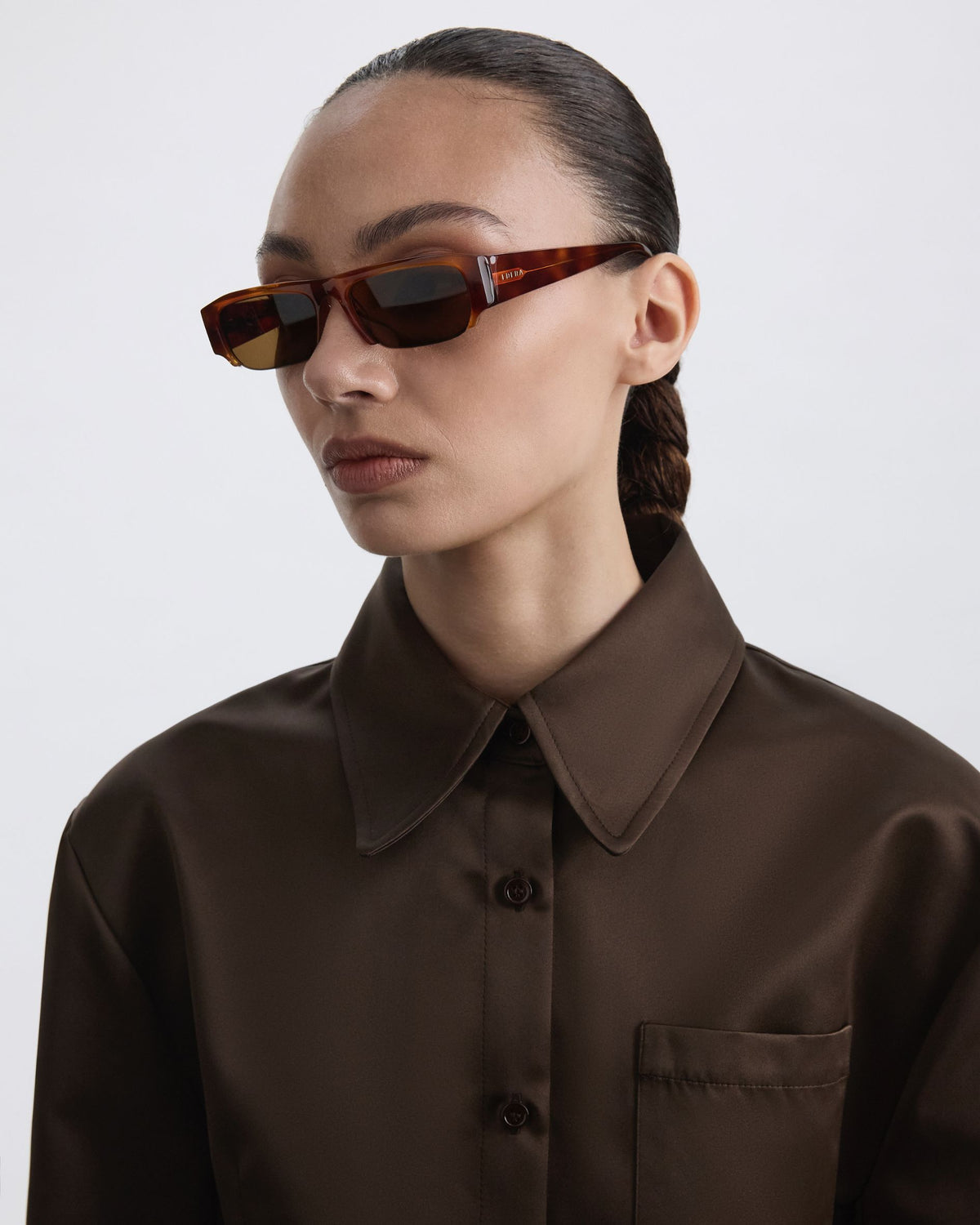 ORLINA DARK HONEY HAVANA SUNGLASSES