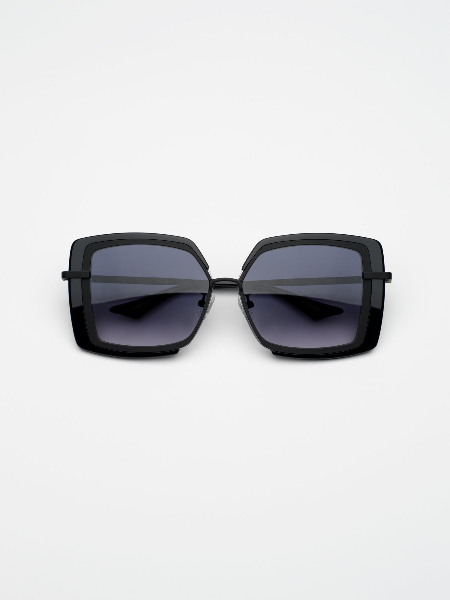 Zeta - Black Acetate - EDERA EYEWEAR